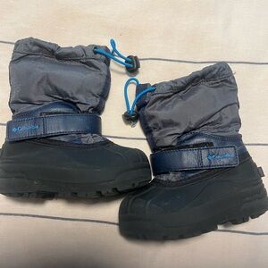 Columbia Kids Boots - Gray and Blue